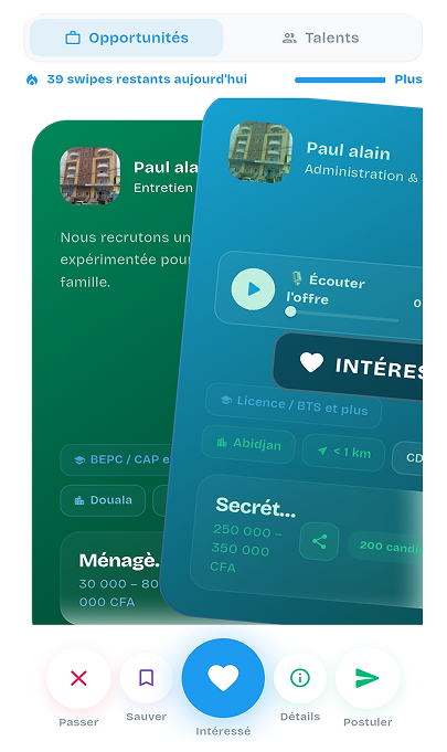 Comnote — swipez les offres d'emploi