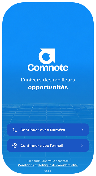 Comnote — l'univers des meilleures opportunités